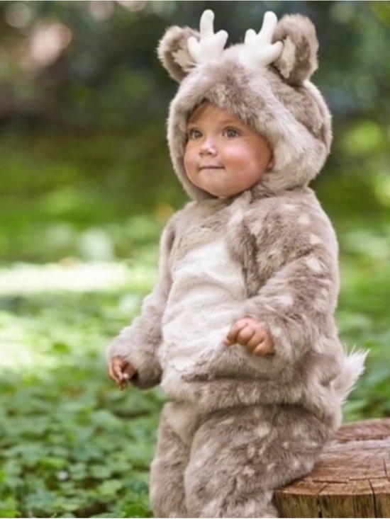 Pottery Barn Kids Other - NEW POTTERY BARN KIDS Plush Woodland FAWN DEER Kids Costume SZ 0-6 MONTHS NWT